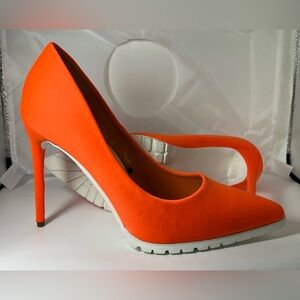 Orange Sneaker Heels